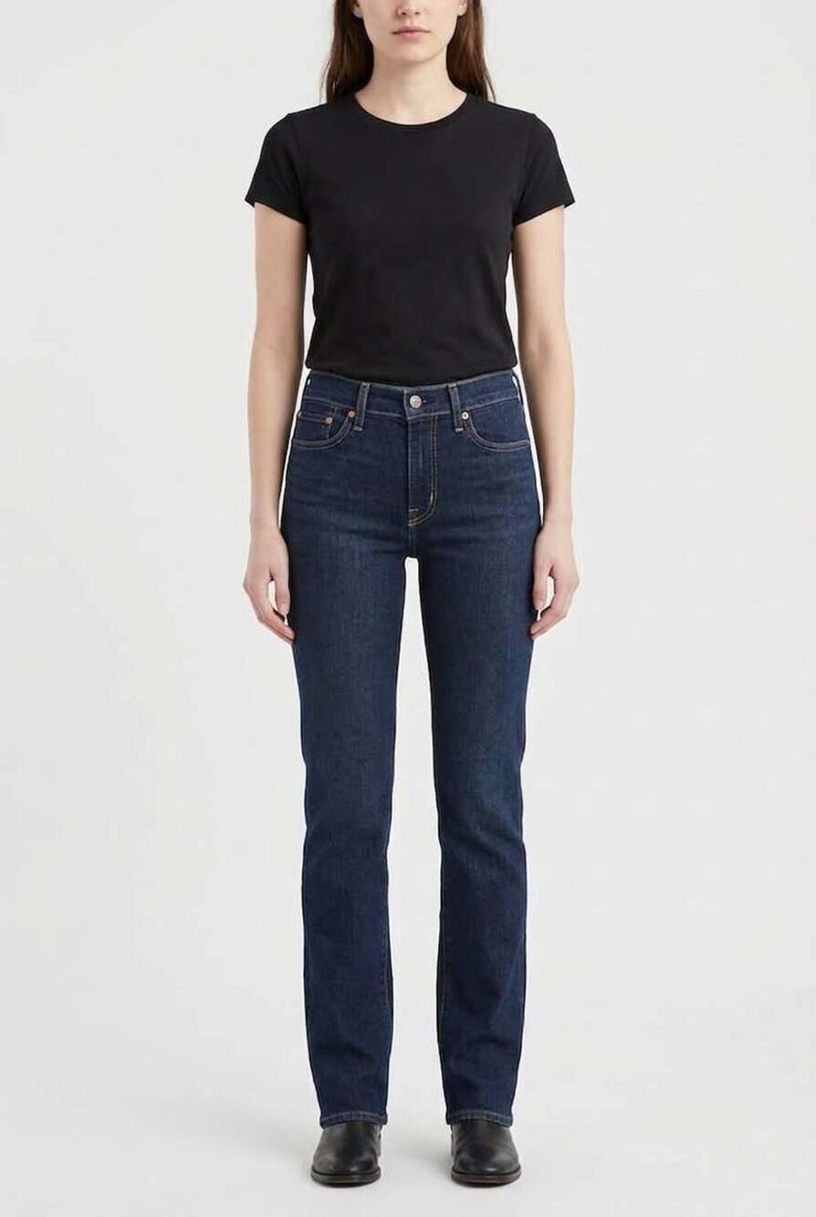 Levi's 314 Shaping Straight Jeans | Size 29x30 Dark Wash Denim